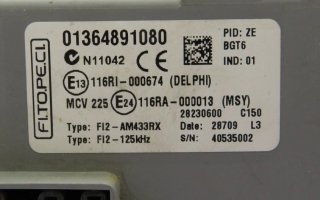 Caja de Fusibles PEUGEOT/CITROEN 01364891080 28230600