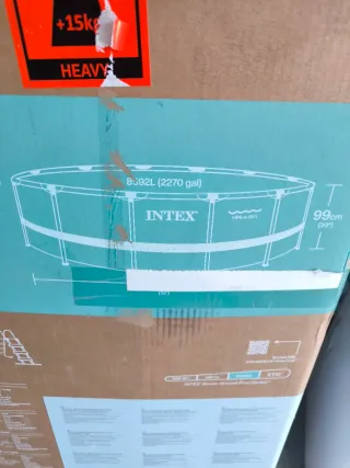 Piscina Intex redonda 366x99 cm de 8592 Litros