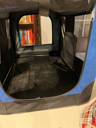 Transportín perro azul y negro Regalo complementos