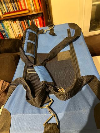 Transportín perro azul y negro Regalo complementos