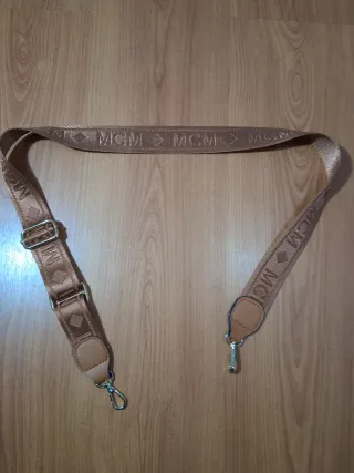 Bolso MCM Marrón y Dorado