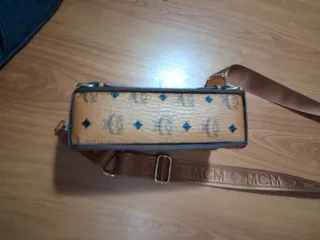 Bolso MCM Marrón y Dorado