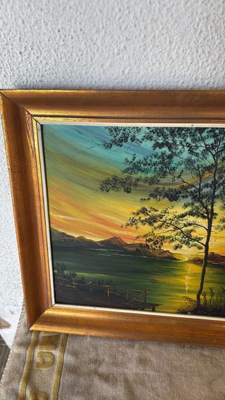 CUADRO PAISAJE AMANECER