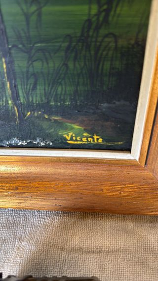 CUADRO PAISAJE AMANECER