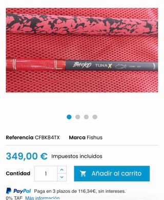 Caña Fishus Backo Tuna H o X