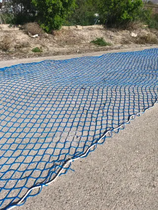 Red de obra seguridad 3x10 m azul
