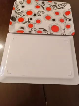 Pack 2 Modernas Bandejas decoradas con Flores