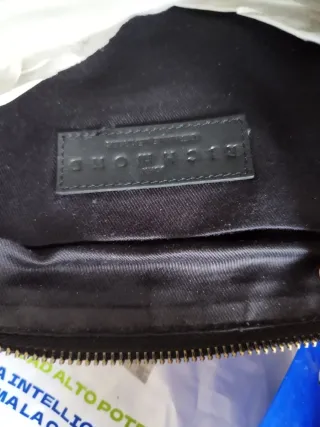 Pochette John Richmond in pelle nera