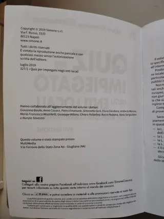 Quiz per impiegato negli enti locali. 2019