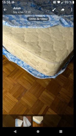 2 Somieres y colchones de 90 cm