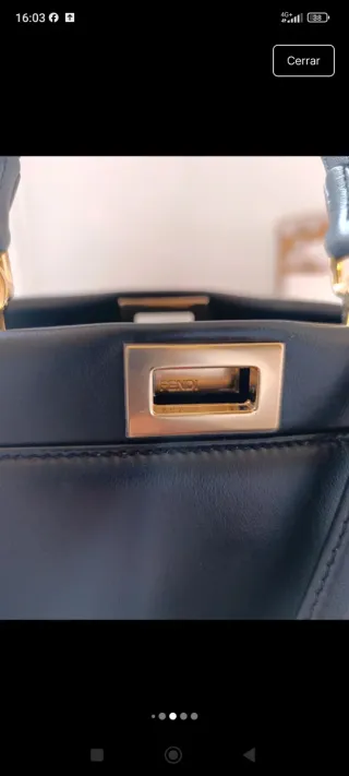 Bolso Fendi Peekaboo Negro