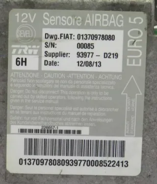 Centralita FIAT DUCATO/CITROEN JUMPER/PEUGEOT BOXER 01370978080 93977D219