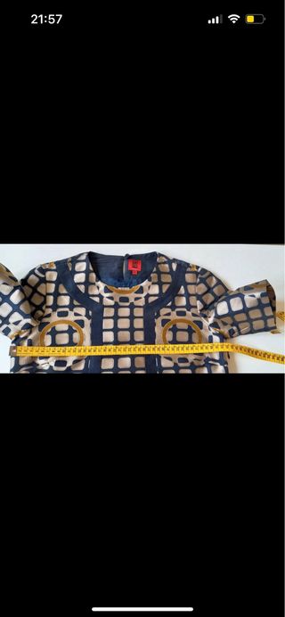 Vestido Pedro del Hierro Seda Estampado