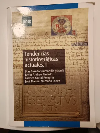 Tendencias Historiográficas actuales I (GRADO) ...