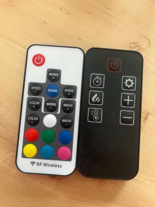 Chimenea eléctrica decorativa con calefacción