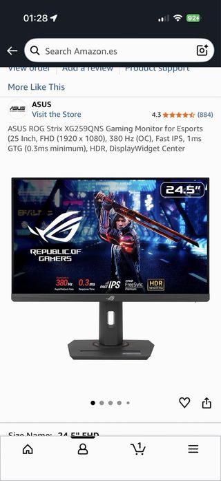 ASUS ROG Strix XG259QNS 380Hz Monitor