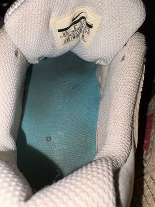 Scarpe Nike air courtballistec Bianco Rosa num 40