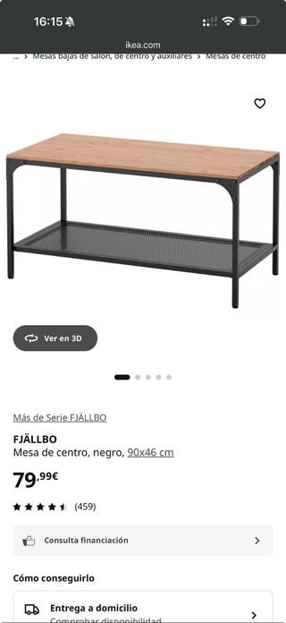 Mueble TV y Mesa Centro FJÄLLBO