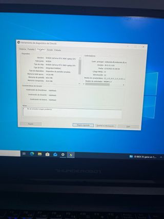 Portátil THUNDEROBOT i5 10500H RTX 3060