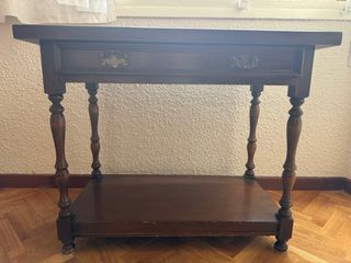 Mesa auxiliar o de TV de madera noble