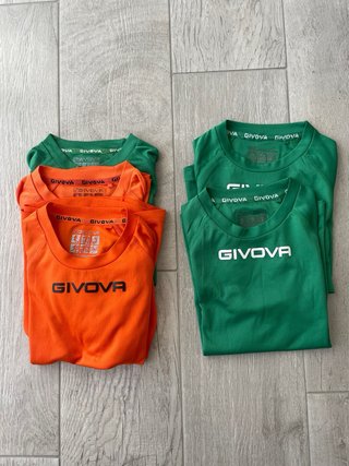 Set 2 maglie Givova + 3 in omaggio