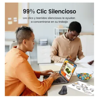 Ratón Vertical UGREEN Bluetooth 2.4G Inalámbrico