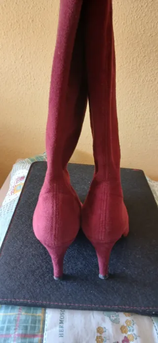 Botas altas de ante