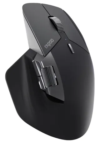 Ratón Inalámbrico Rapoo Multimodo Negro/Gris