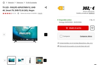 TV LED Philips 43 UHD 4K Smart TV