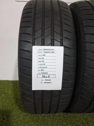 205 55 16 91V BRIDGESTONE TURANZA T005