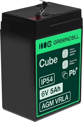 Batería Green Cell AGM VRLA 6V 5Ah