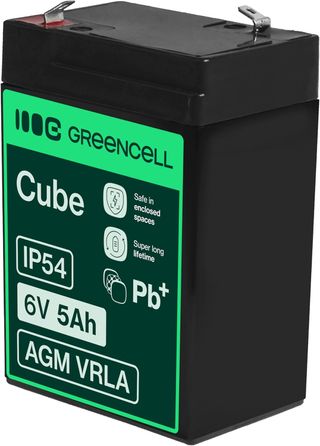 Batería Green Cell AGM VRLA 6V 5Ah