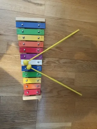 Xilófono infantil de colores