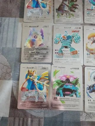 Cartas Pokémon V y VMAX