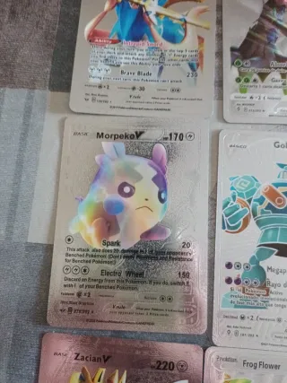 Cartas Pokémon V y VMAX