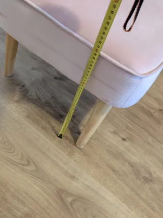 Silla terciopelo rosa