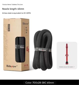 Mousse Neumático Tubeless RideNow 65mm