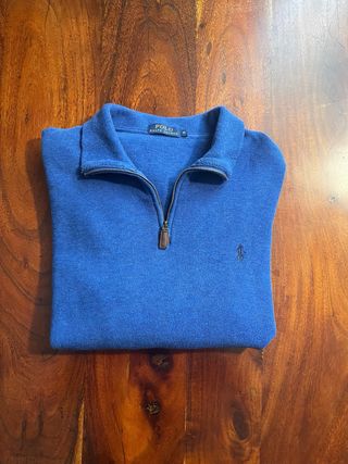 Jersey Polo Ralph Lauren Azul Vintage Talla M