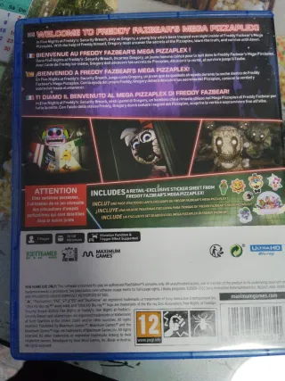 PS5 Five Nights at Freddy's Security Breach