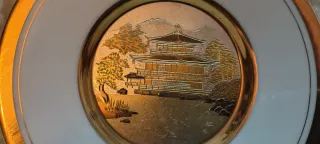 Piatto decorativo oro 24K Giappone