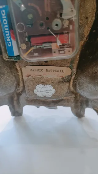 Orologio da tavolo vintage barocco dorato