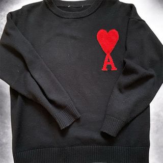 Sudadera Ami Corazón A Azul Marino