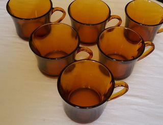 DURALEX AMBAR VINTAGE - JUEGO DE CAFÉ