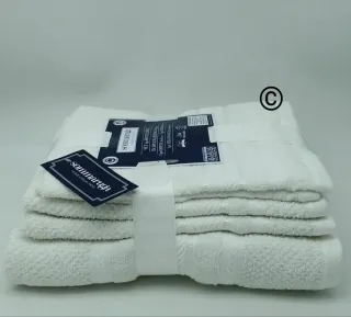 Set 5 Asciugamani Sommaruga Bianco