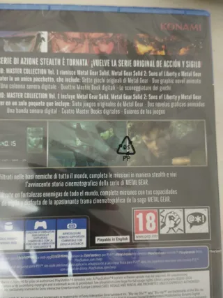 Metal Gear Solid Master Collection PS4