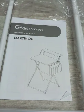 Escritorio Plegable GreenForest con Soporte