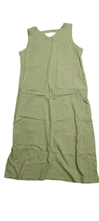 Abito in Lino Verde Taglia M