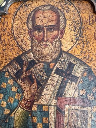 Muy bello icono religioso ortodoxo de gran calidad