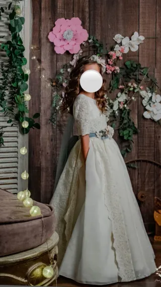 Vestido de comunión con complementos