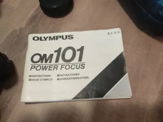 Cámara Olympus OM101 Power Focus + Lente 70-210